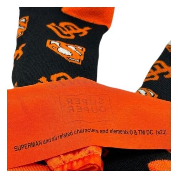 San Francisco Giants Superman Logo Socks Adult Large Black Orange Success Brands - Picture 10 of 16